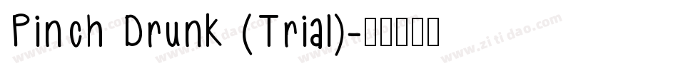 Pinch Drunk (Trial)字体转换